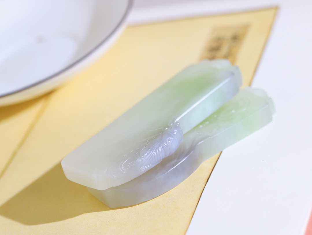 翠三色•荷韵挂件