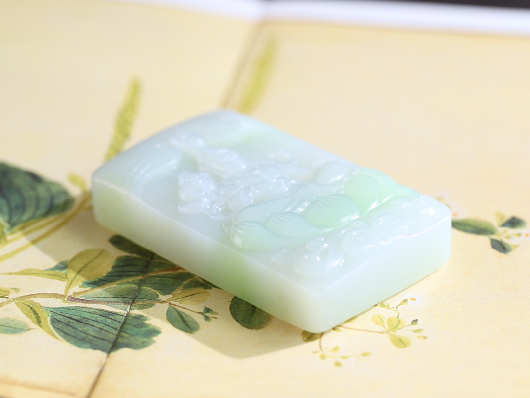 和田翠青观音(图3)