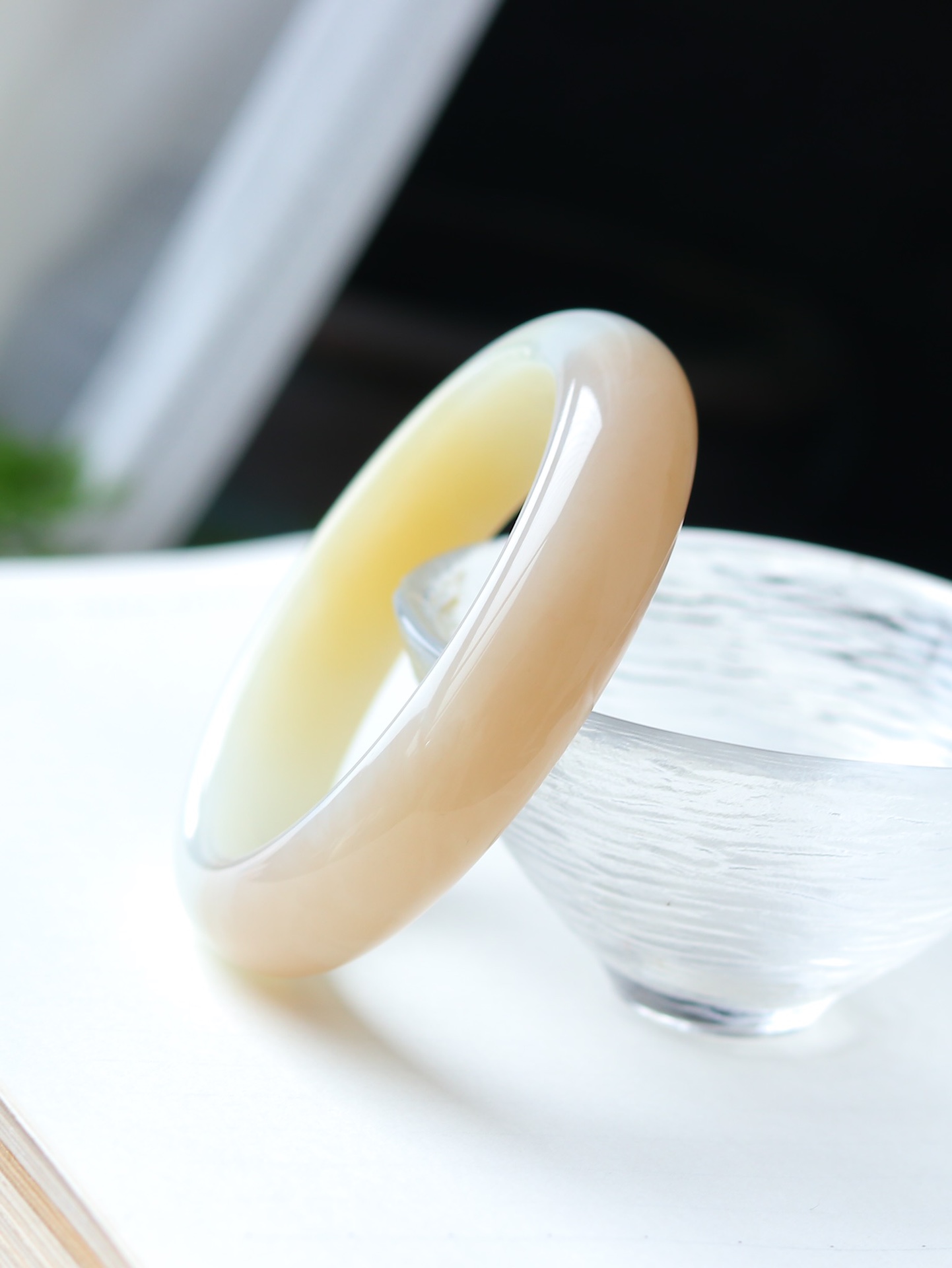 老料蜜糖藕粉三色手镯(图3)